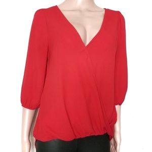 Buttons Faux Wrap Top